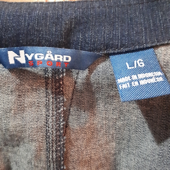 Nygard Sport Oriental Inspired Demin Jacket Large - Picture 8 of 8